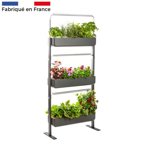 Visuel 1 du produit Potager coloris graphite Gourmet Indoor Véritable - 3 étages