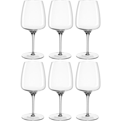 Visuel 1 du produit Coffret 6 verres à vin en verre transparent Cesti grand modèle - 500 ml