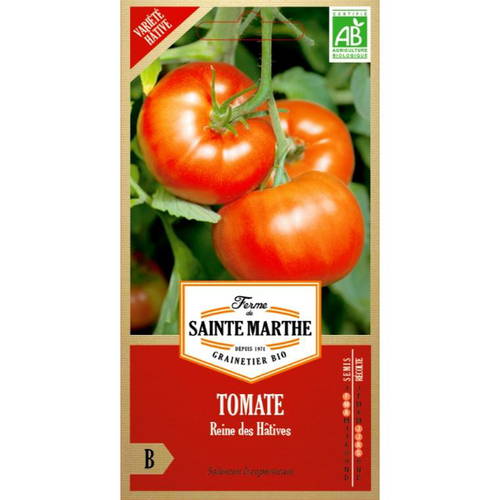 Visuel 1 du produit Graines de Tomate Reine des hâtives bio Ferme de Sainte Marthe - graines à semer