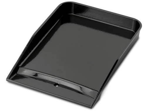 Visuel 2 du produit Plancha pour barbecue coloris noir en fonte émaillée Spirit Weber - 55,5 x 13 x 41,5 cm