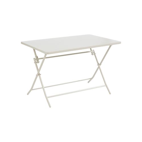 Visuel 2 du produit Table de jardin pliante Clivia en acier - 110 x 70 x 71 cm