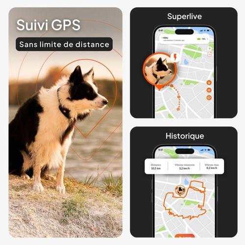 Visuel 2 du produit Traceur GPS pour chien coloris noir sans collier Weenect XT