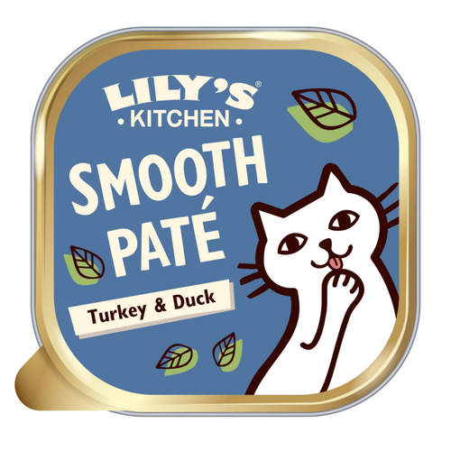 Visuel 1 du produit Terrine à la dinde et au canard pour chat Lily’s Kitchen - 85 g