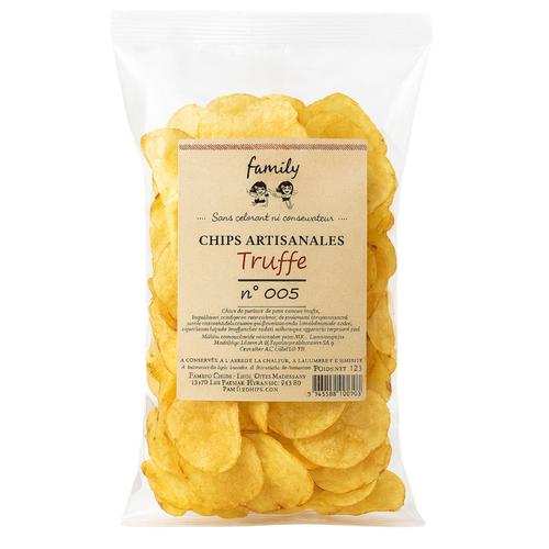 Visuel 1 du produit Chips artisanales à la truffe n°005 Family Chips - 125 g