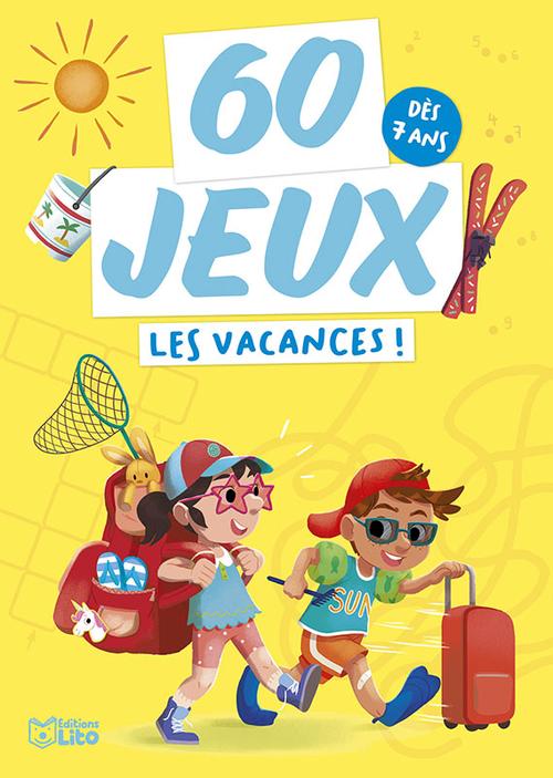 Visuel 1 du produit Livre jeu "60 jeux Les vacances !" aux Éditions Lito