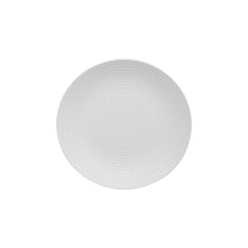 Visuel 1 du produit Assiette à dessert en grès blanche Ayra - Ø 21 cm