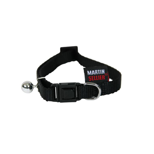 Visuel 1 du produit Collier pour chat en nylon noir