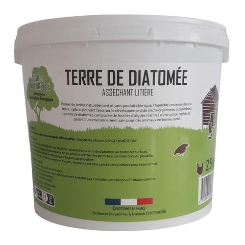 Visuel 1 du produit Terre de diatomée pour poulailler asséchant litière Distrigalli - 2,5 kg