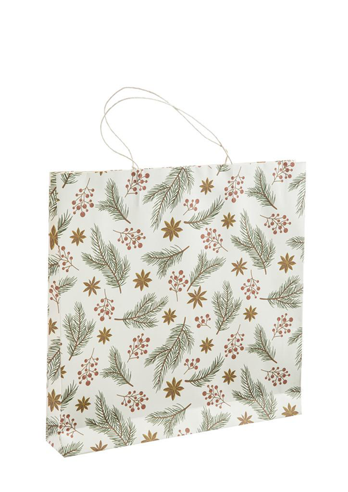 Visuel 1 du produit Sac cadeau pin coloris multicolore en papier - 35,5 x 35,5 x 15 cm