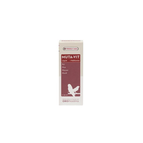 Visuel 1 du produit Aide à la mue des oiseaux exotiques format liquide Versele Laga Muta-Vit - 30 ml