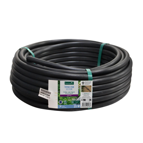 Visuel 1 du produit Couronne de tuyau de 25 mètres Ø 13/16 mm botanic® - Arrosage goutte à goutte