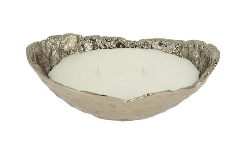 Visuel 1 du produit Bougie parfumée 2 mèches dans coupelle dorée Olympe - 300 g