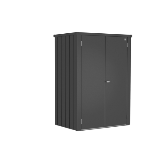 Visuel 1 du produit Armoire pour terrasse Romeo coloris gris en acier galvanisé - 132 x 87 x 181 cm