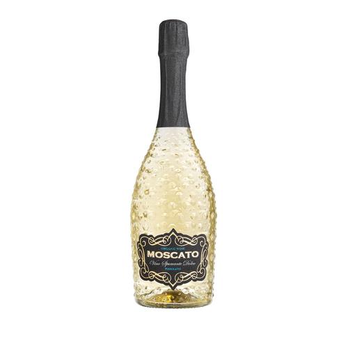 Visuel 1 du produit Vin blanc pétillant bio Muse Moscato Dolce. La bouteille de 75 cl
