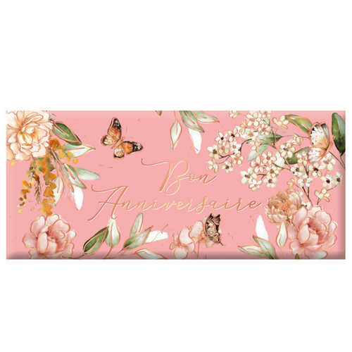 Visuel 1 du produit Mini tablette chocolat lait « Bon Anniversaire » Art Grafik - 30 g