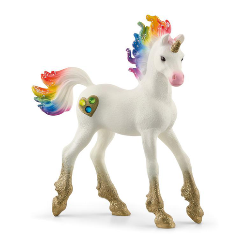 Visuel 1 du produit Licorne arc-en-ciel poulain multicolore Schleich Bayala - 8.8 cm