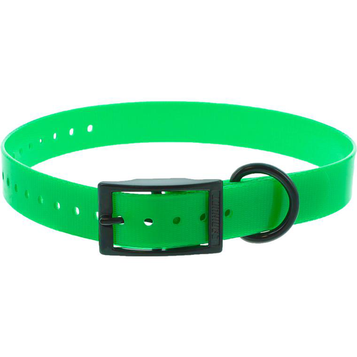 Visuel 1 du produit Collier pour chien en polyuréthane coloris vert boucle double Canihunt Xtreme - 2,5 x 0,25 x 65 cm