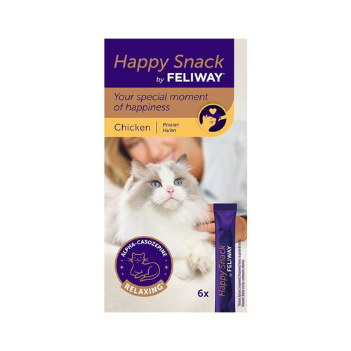 Visuel 1 du produit Friandises au poulet pour chat Feliway Happy snack - Les 6 pièces