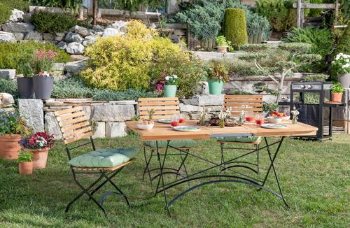 Visuel 7 du produit Table pliante extensible rectangulaire Norma - 120/160 x 70 x 74 cm