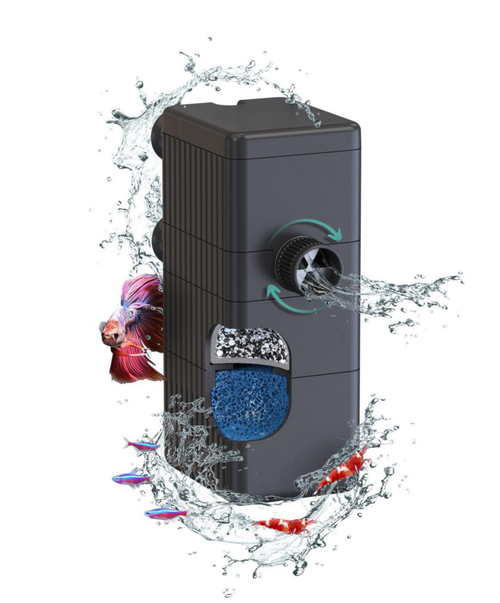Visuel 1 du produit Filtre interne pour aquarium jusqu'à 50 litres Bio Filter 200 coloris noir Aquatlantis