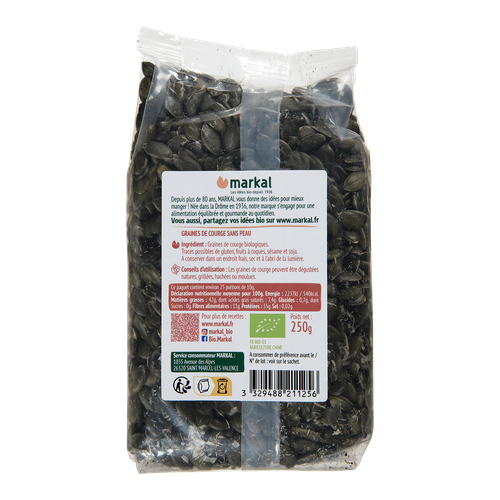 Visuel 2 du produit Graines de courge Bio Markal sachet - 250 g