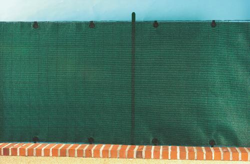 Visuel 1 du produit Brise-vue tissé Recynet Plus coloris vert Nortène - 10 m x H 150 cm