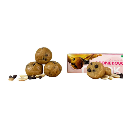 Visuel 2 du produit En cas balls cookie dough cacahuète chocolat bio Monka - 3 x 18 g