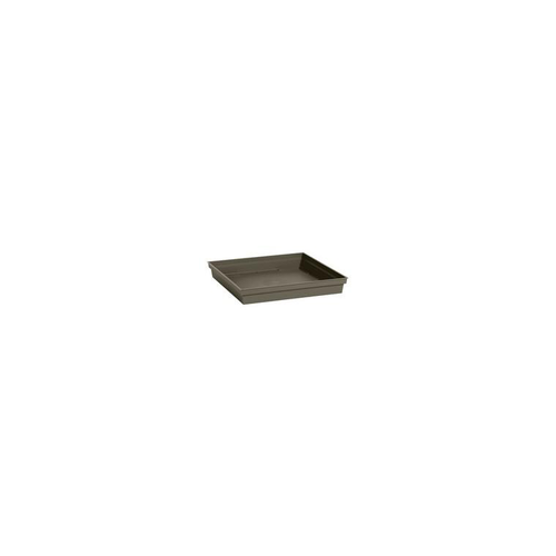 Visuel 1 du produit Soucoupe Toscane carree Taupe L26,7x l26,7x H3 cm