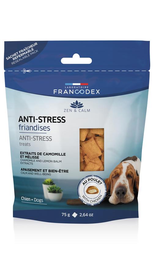 Visuel 1 du produit Friandises anti-stress pour chien Francodex - 75 g
