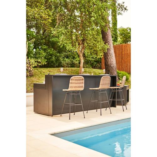 Visuel 4 du produit Fileurs x 2 en acier pour meuble support Forge Adour - 16,2 x 3 x 108,2 cm