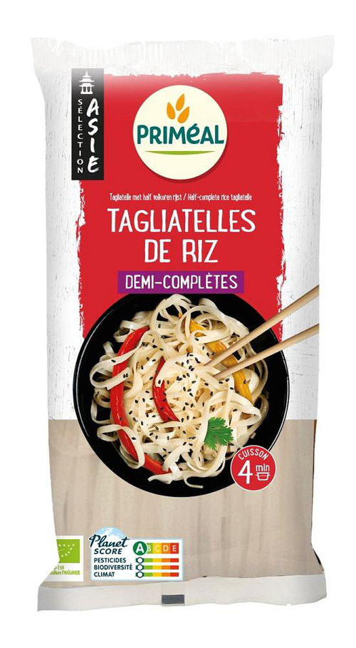 Visuel 1 du produit Tagliatelles de riz demi-complètes bio Primeal - 400 g