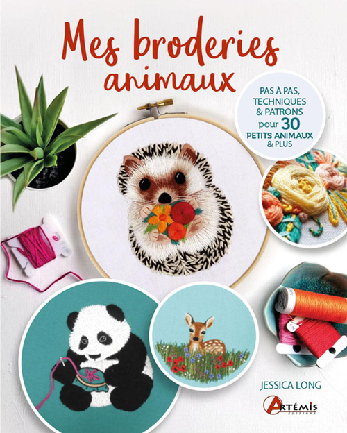 Visuel 1 du produit Livre "Les broderies animaux" Artemis