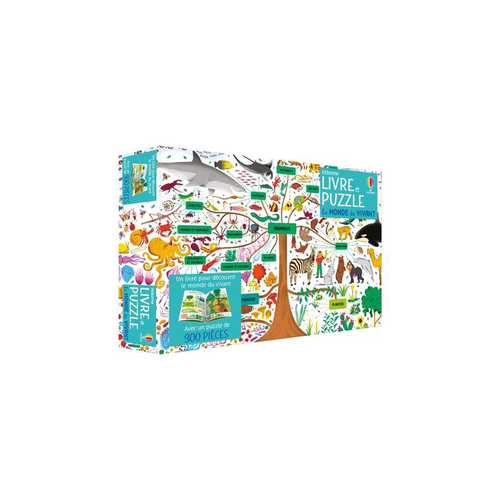 Visuel 1 du produit Le livre " Le monde du vivant - coffret livre et puzzle " aux Éditions Usborne Publishing