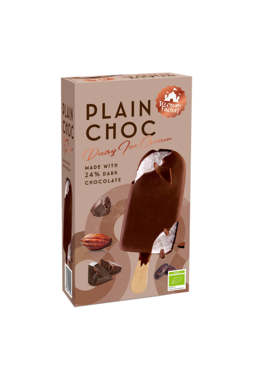 Visuel 1 du produit Bâtonnets glacés au chocolat noir Ice cream factory - 3 x 120 ml