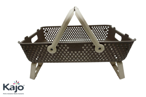 Visuel 1 du produit Panier nomade Kajo coloris beige en polypropylène - 20 L