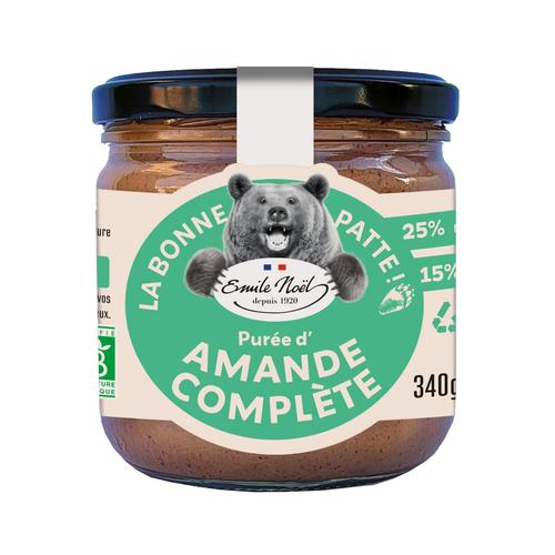 Visuel 1 du produit Purée d’amande complète bio Émile Noël La bonne patte - 340 g