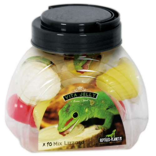 Visuel 1 du produit Complément alimentaire pour lézard mélange 5 variétés Reptile Planet Vita Jelly Mix Lizzard - x 10 dosettes