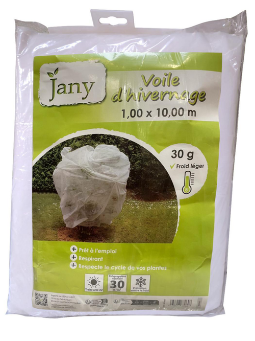 Visuel 1 du produit Voile d'hivernage pour plante extérieure Jany France 30 g/m2 - 10 m
