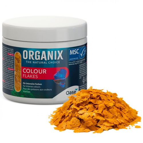 Visuel 1 du produit Nourriture pour poissons colorés - OASE Organix Colour Flakes - 175ml