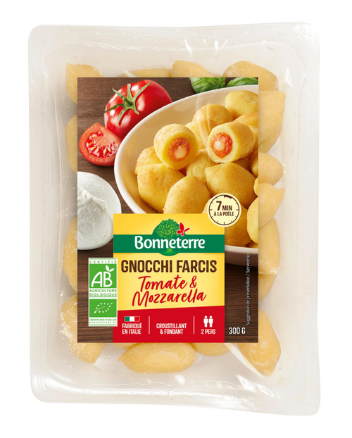 Visuel 1 du produit Gnocchi tomate mozzarella bio Bonneterre – 300 g