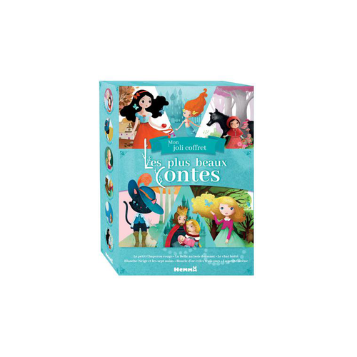 Visuel 1 du produit Le livre " Mon joli coffret - les plus beaux contes " aux Éditions Hemma