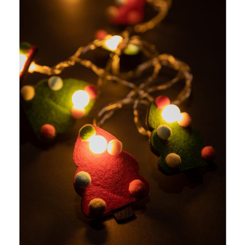 Visuel 2 du produit Guirlande lumineuse LED à lumière fixe blanc chaud à piles - 2,25 m