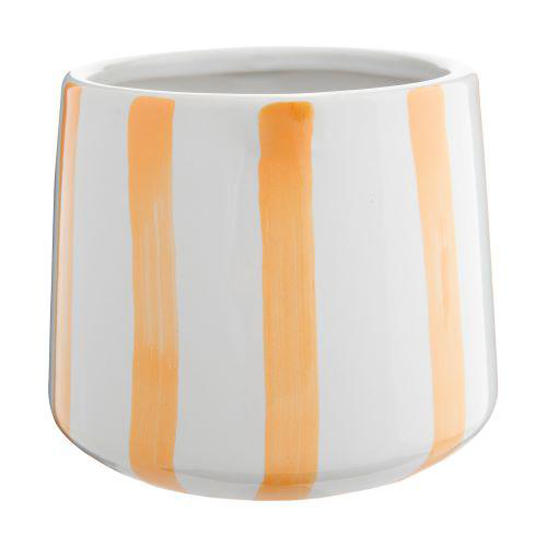 Visuel 3 du produit Cache-pot coloris multicolore en céramique - 16 x 16 x 14 cm