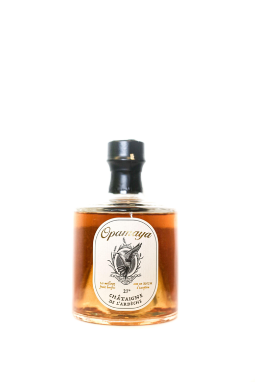 Visuel 1 du produit Rhum arrangé châtaigne de l'Ardèche Opamaya - 25 cl