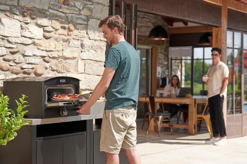 Visuel 5 du produit Four à pizza Signature électrique 350 Le Marquier coloris noir - 58,1 x 53,1 x 39,8 cm