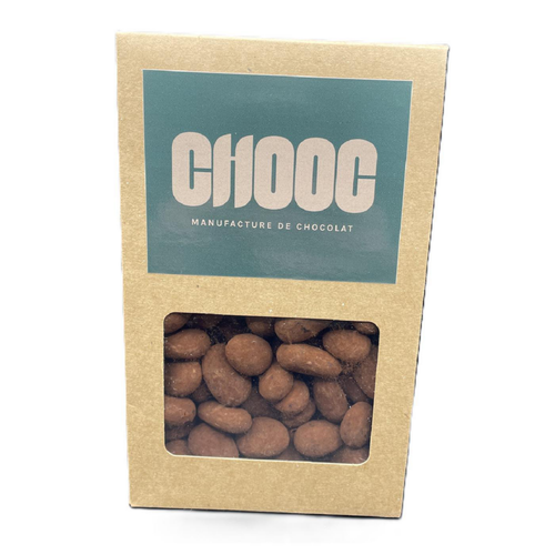 Visuel 1 du produit Amandes enrobées au chocolat lait Chooc - en sachet de 200 g