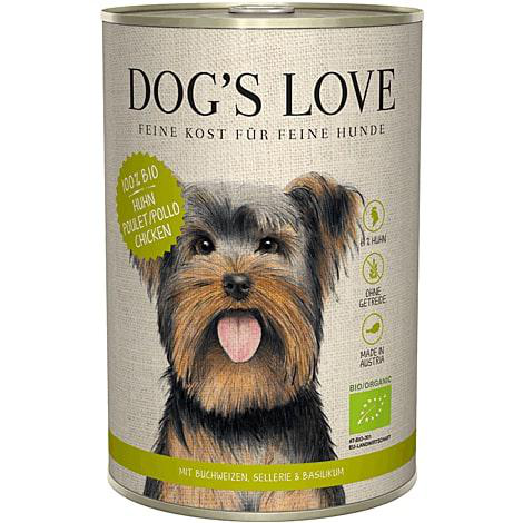 Visuel 1 du produit Boîte bio au poulet pour chien, 400 g