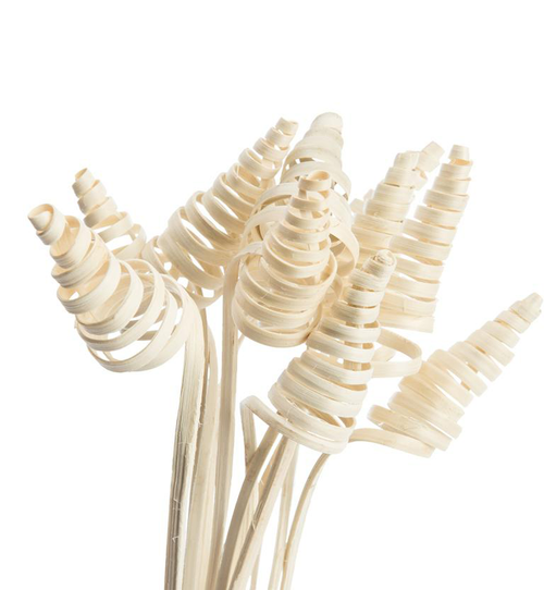 Visuel 2 du produit Lot de 10 cônes de canne naturel artificielles coloris beige - 45 à 55 cm