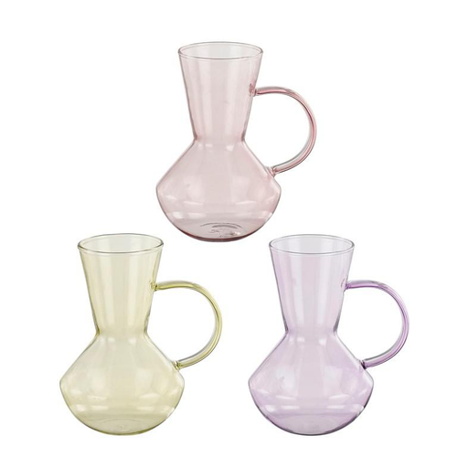 Visuel 1 du produit Vase en verre couleur pastel - Ø 9 x H 13 cm