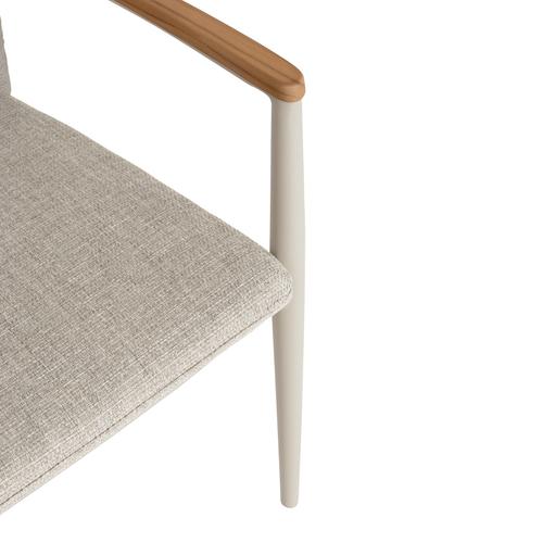 Visuel 5 du produit Fauteuil Maddox alu/teck/corde